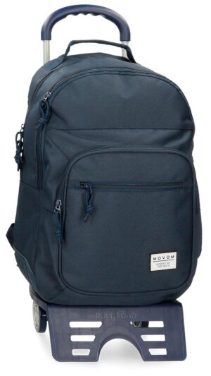 Mochila Doble Movom Always On Move Carro Azul Marino 44cm