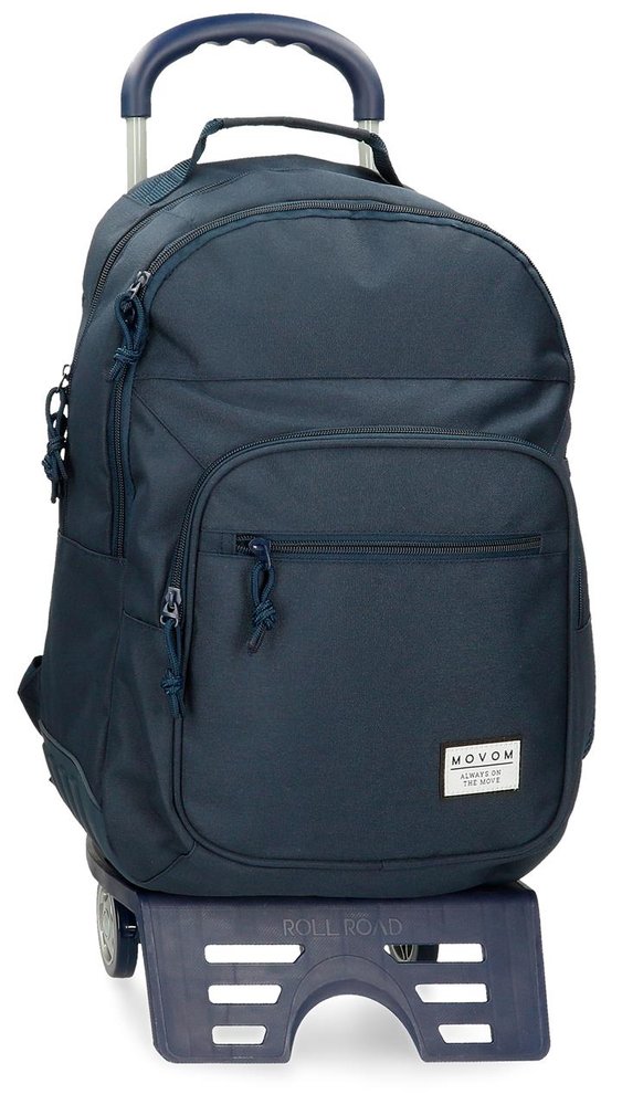 Mochila Doble Movom Always On Move Carro Azul Marino 44cm