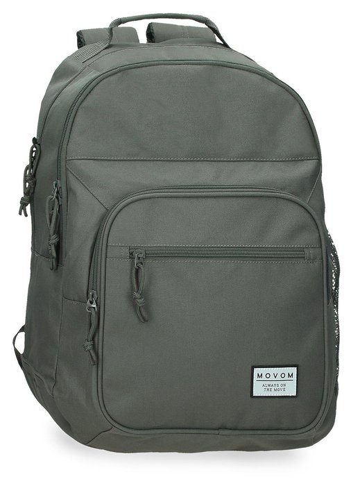Mochila Doble Compartimento Movom Always On The Move Caqui