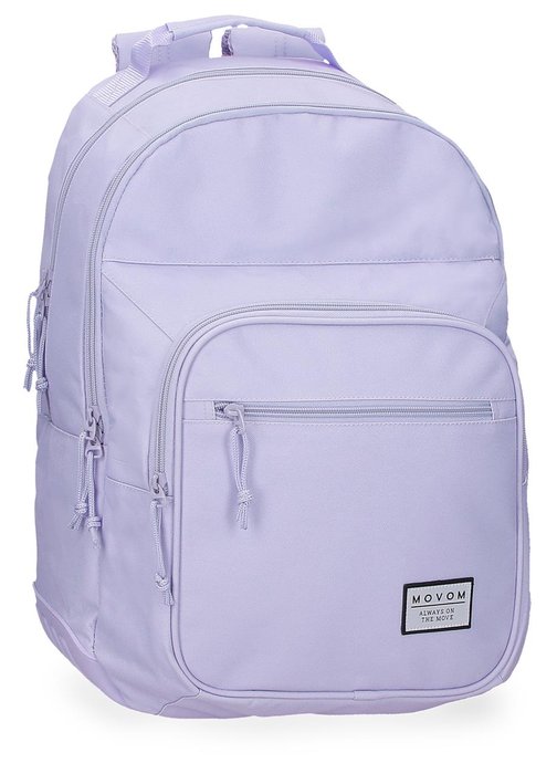 Mochila Doble Compartimento Movom Always On The Move Lila