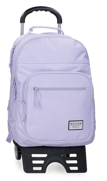 Mochila Doble Compart Movom Always On The Move Carro Lila