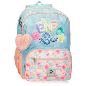 Mochila Enso Bubbles Azul Claro Doble