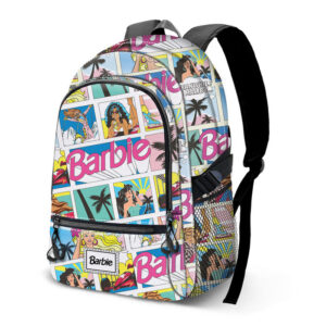 Mochila Doble Cremallera Barbie Comic