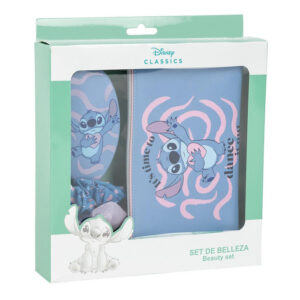 Stitch – Set De Belleza Caja Regalo: Cepillo+Neceser+Coleter