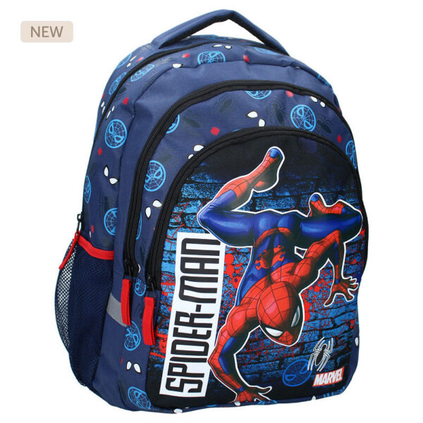 Mochila Escolar Doble 44cm Spiderman Beyond Amazing