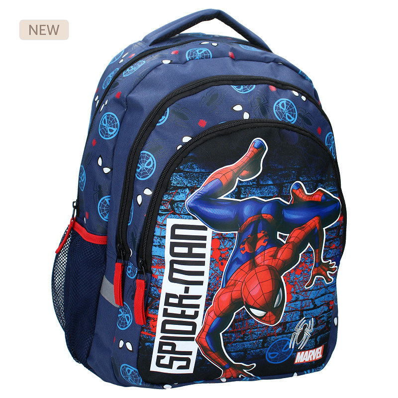Mochila Escolar Doble 44cm Spiderman Beyond Amazing