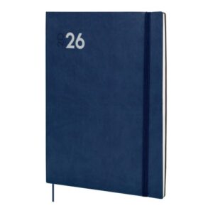 Agenda anual 2026 mara y12 svv 21x27cm azul