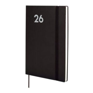 Agenda anual 2026 mara y10 svv 14x20,4cm negro