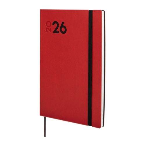 Agenda anual 2026 mara y10 svv 14x20,4cm rojo
