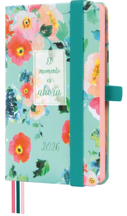 Agenda anual 2026 minimal desing m4 día página 11,8cmx16,8cm ahora