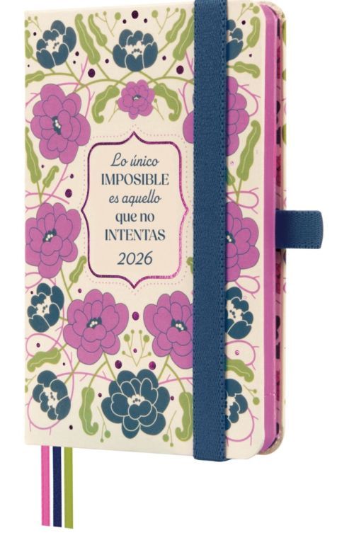 Agenda anual 2026 minimal desing m4 svh 11,8cmx16,8cm imposible