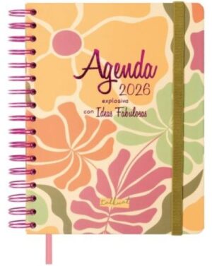Agenda anual 2026 espiral talkual svh 15,5x21,5cm ideas