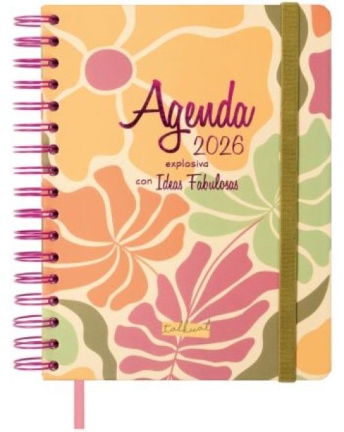 Agenda anual 2026 espiral talkual svh 15,5x21,5cm ideas