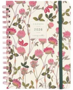 Agenda anual moniqulla 2026 espiral día página e10 15,5x21,2cm amapola