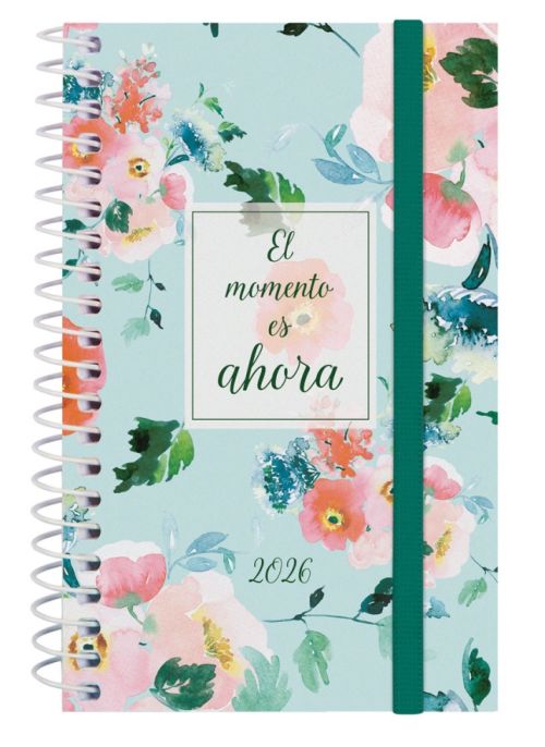 Agenda espiral anual 2026 e10 svh desing col. 15,5x21,2cm ahora