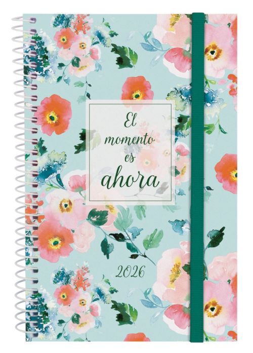 Agenda espiral anual 2026 e5 svh desing col. 11,7x18,1cm ahora