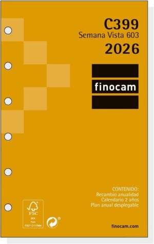 RECAMBIO ANUAL CLASSIC 2026 C399 603 SVH