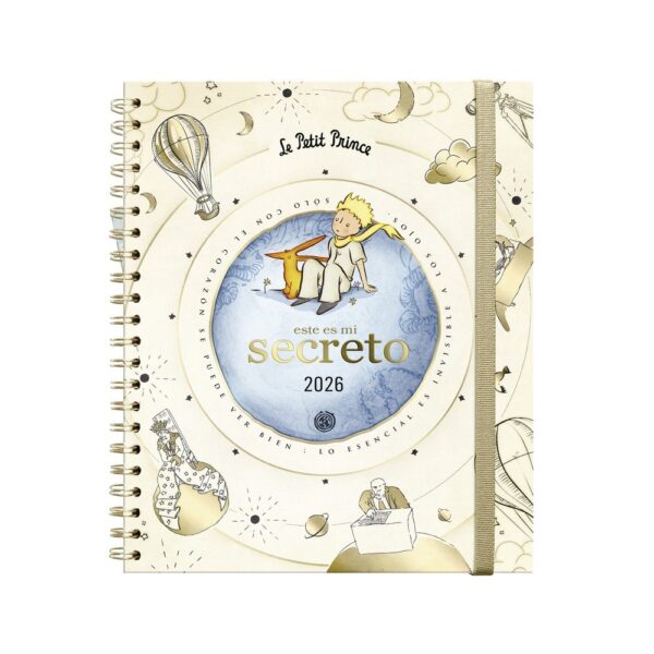 AGENDA ANUAL ESPIRAL A5 S/V LPP MI SECRETO 2026