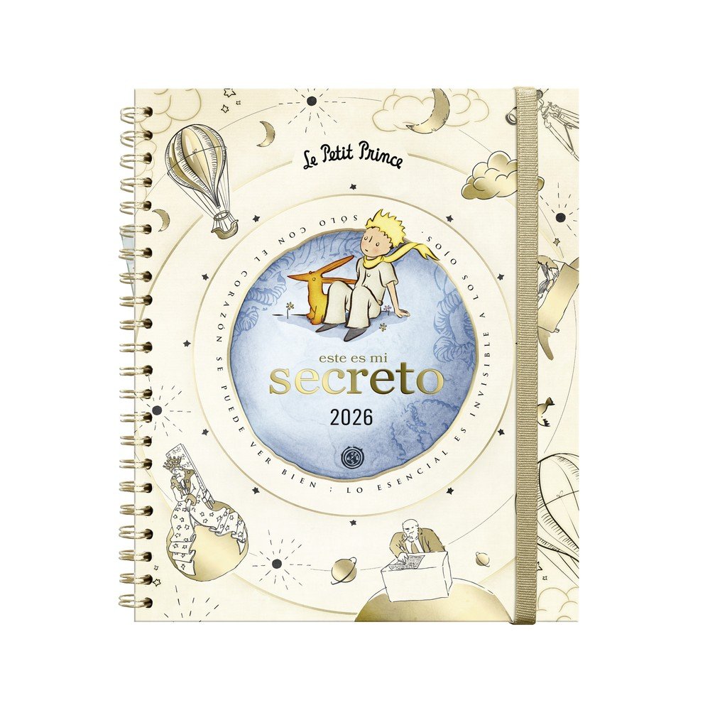 AGENDA ANUAL ESPIRAL A5 S/V LPP MI SECRETO 2026