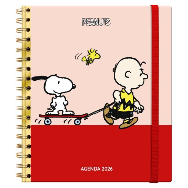 AGENDA ANUAL ESPIRAL A5 D/P SNOOPY 2026