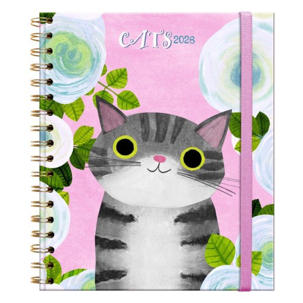 AGENDA ANUAL ESPIRAL A5 D/P PLANET CAT 2026