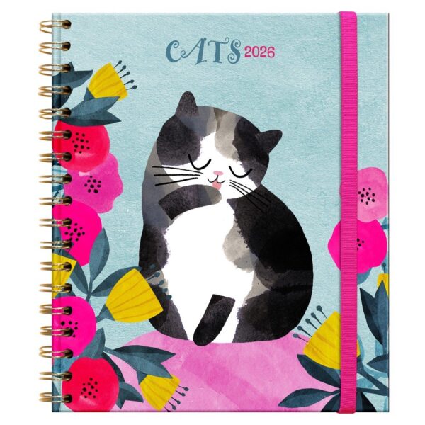 AGENDA ANUAL ESPIRAL A5 S/V PLANET CAT 2026