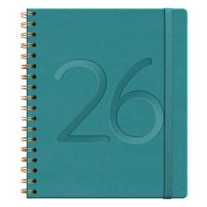 AGENDA ANUAL ESPIRAL A5 D/P TURQUESA 2026