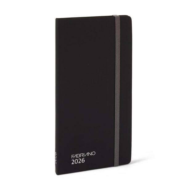 AGENDA ANUAL 2026 ISPIRA SEMANA VISTA 8,5X16,5 NEGRA