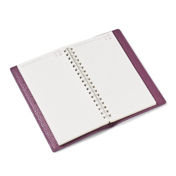 AGENDA ANUAL 2026 AGENDA PIEL 10X17,5 VIOLA