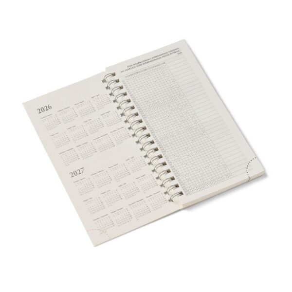 RECAMBIO AGENDA SEMANA VISTA AGENDA ANUAL 2026 FABRIANO