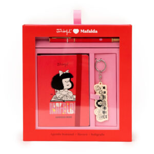 SET AGENDA POCKET A6 2026 SEMANAL + LLAVERO + BOLIGRAFO MAF