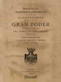 Noticia histórico-artística de la Sagrada Imagen de Jesús Nazareno que con el título del Gran Poder se venera en su capilla de esta ciudad