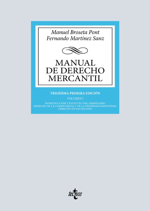 Manual de Derecho Mercantil