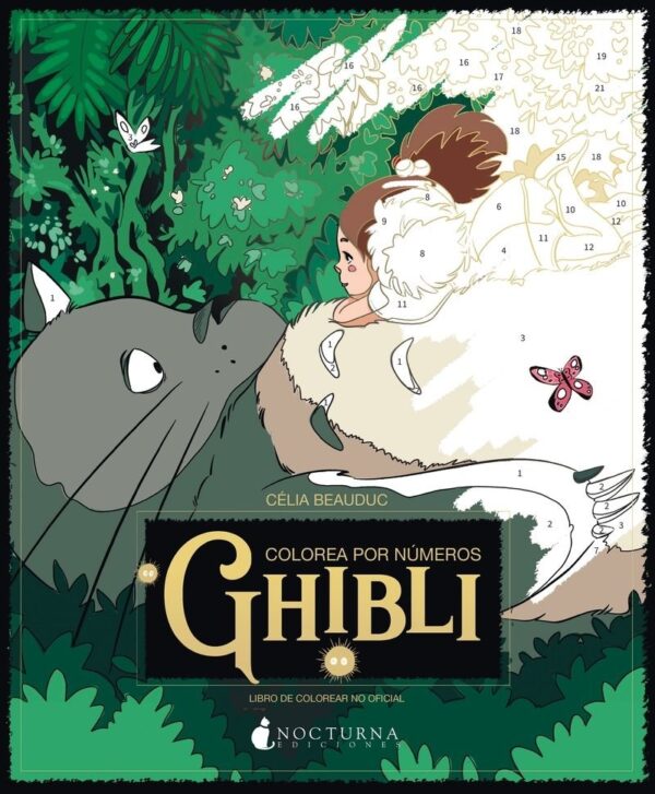 COLOREA POR NUMEROS STUDIO GHIBLI