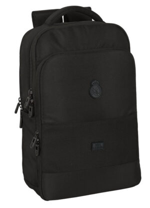 Mochila Para Portatil 15,6+ Tablet+ Usb Real Madrid Premium
