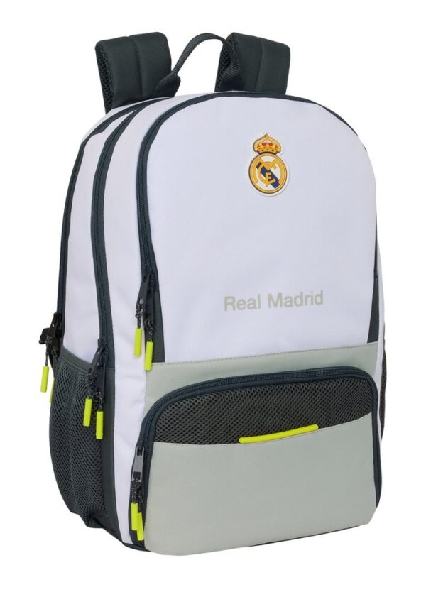 MOCHILA ESCOLAR 42CM PADEL REAL MADRID 1ª EQUIP, 25/26