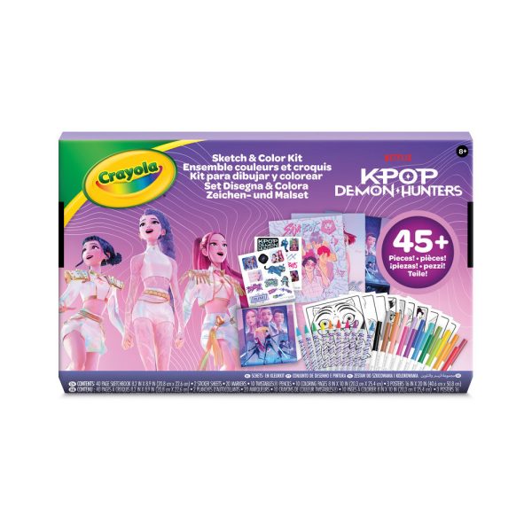 SET DE ACTIVIDADES 45 PIEZAS K-POP DEMON HUNTERS