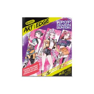 ALBUM COMIC PARA COLOREAR CON POSTER K-POP DEMON HUNTERS