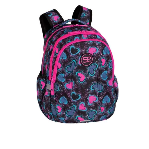 MOCHILA ESCOLAR TRIPLE JOY S PINK DEEP LOVE