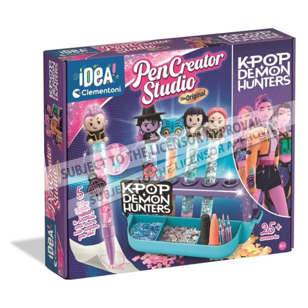 JUEGO CLEMENTONI ESTUDIO CREA TUS BOLIGRAFOS K-POP DEMON HUN