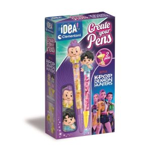 JUEGO CLEMENTONI CREA TUS BOLIGRAFOS K-POP RUMI & JINU