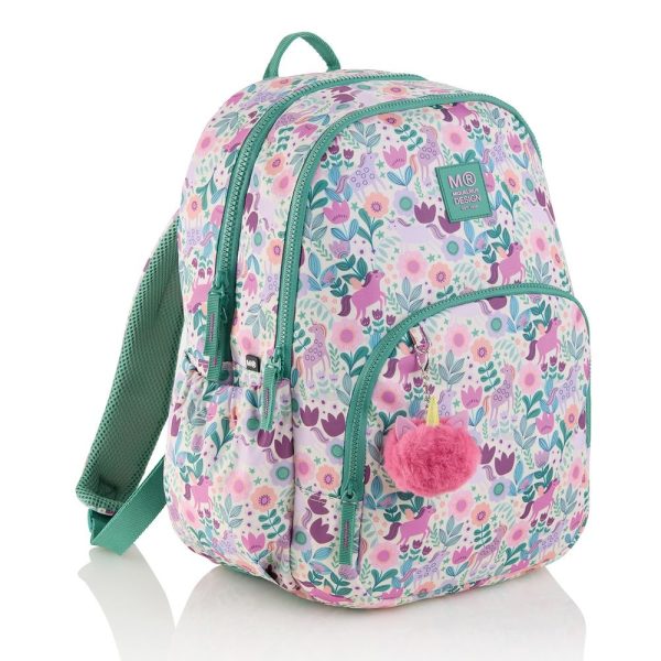 MOCHILA ESCOLAR TRIPLE 41X28 OSLO RECICL MAGIC UNICORN