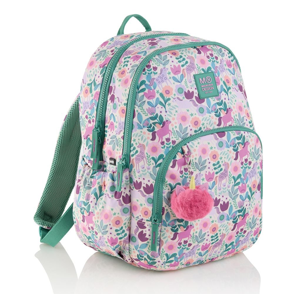 MOCHILA ESCOLAR TRIPLE 41X28 OSLO RECICL MAGIC UNICORN