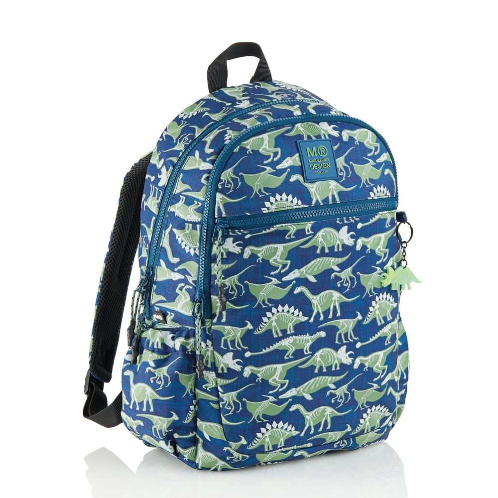 MOCHILA ESCOLAR TRIPLE 42X28 LISBOA RECICL FOSSIL