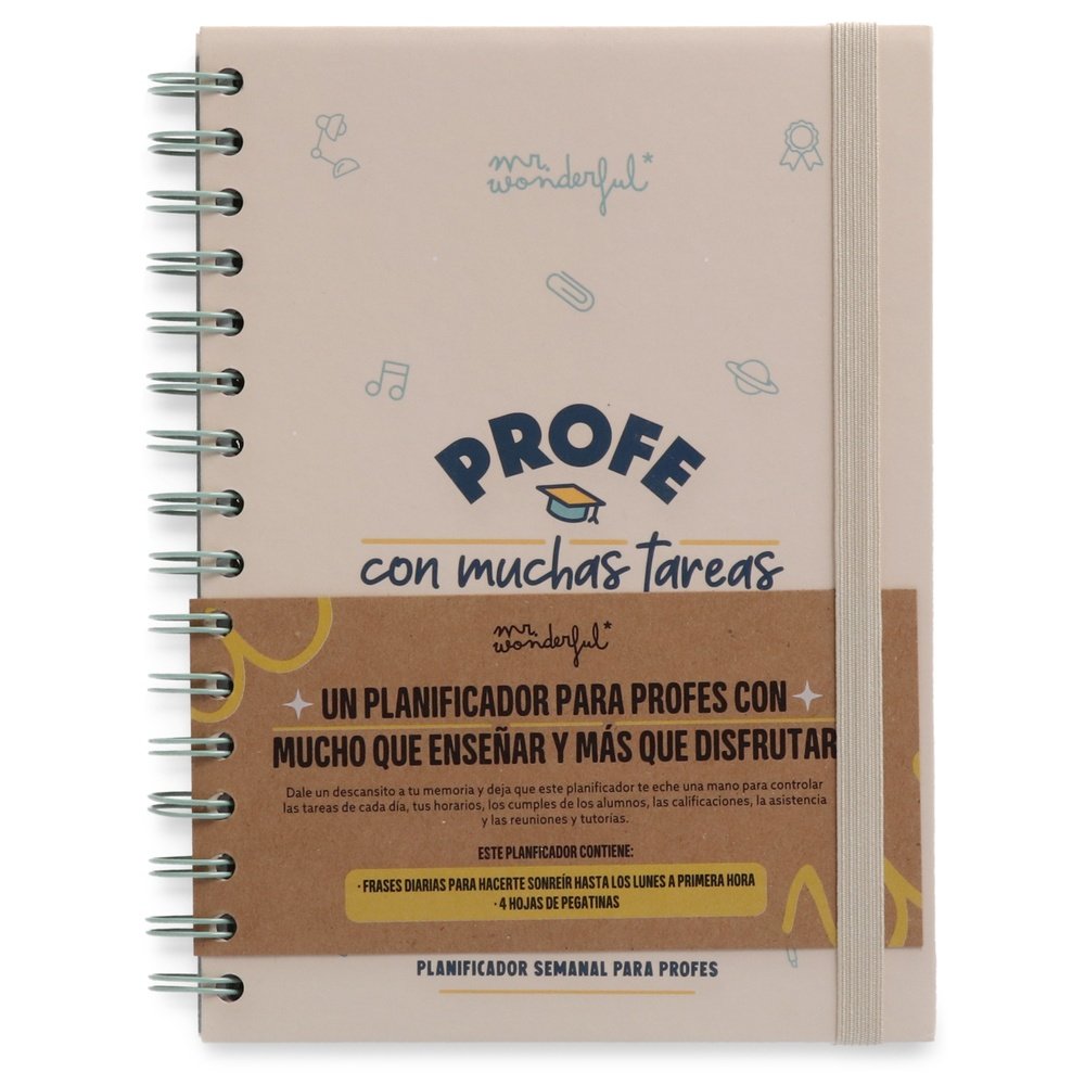 Planificador Semanal Profes Profe con Muchas Tareas