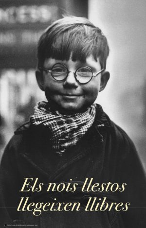 CARTEL -LES NOIS LLESTS LLEGEIXEN LLIBRES-