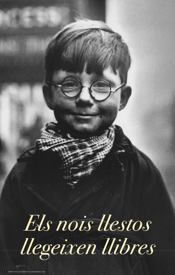 CARTEL -LES NOIS LLESTS LLEGEIXEN LLIBRES-