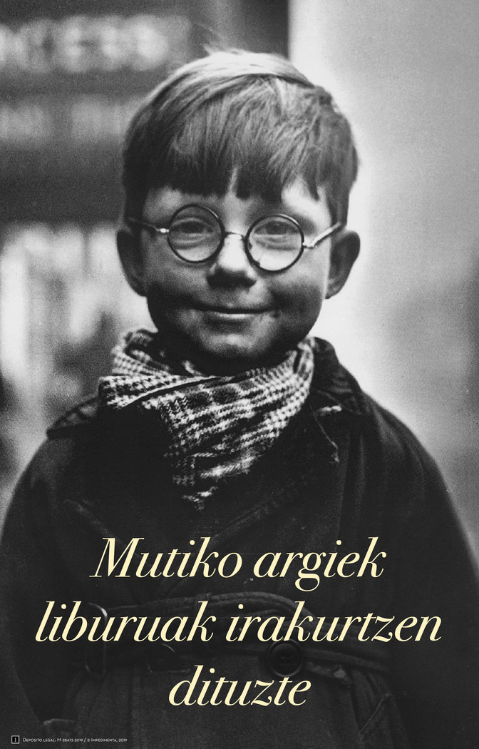 CARTEL MUTIKO ARGIEK LIBURUAK IRAKURTZEN DITUZTE EUSKERA